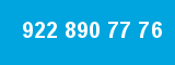 922 890 77 76 922 890 77 76